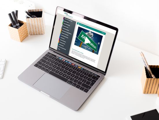 MSD Seminarkatalog auf MacBook